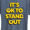 Women's - Instant Message - Okay To Stand Out Short Sleeve Graphic T-Shirt - 2 of 4