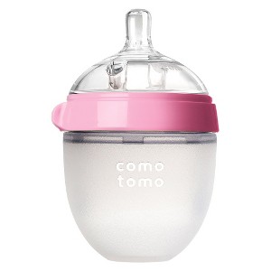 Comotomo Silicone Bottle 5-Oz - Pink