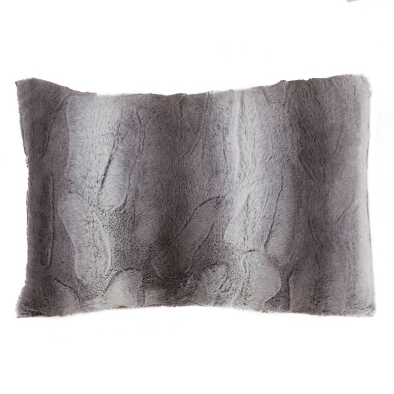 Oversize Animal Print Faux Fur Throw Pillow - Saro Lifestyle, 3 of 5