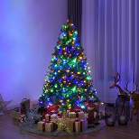 Costway 5Ft Pre-Lit Artificial Christmas Tree Hinged 150 LED Lights