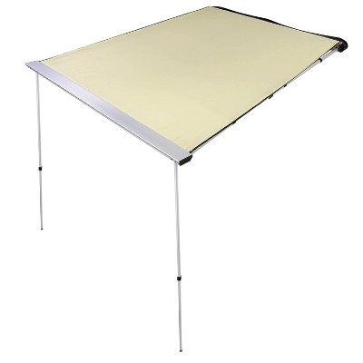 58.01-inch car side awning made of aluminum alloy suitable for multiple vehicle models