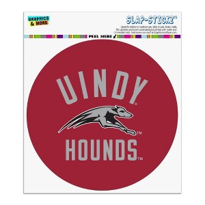 University of Indianapolis Greyhounds Automotive Car Window Locker Circle Bumper Sticker - 1 of 4