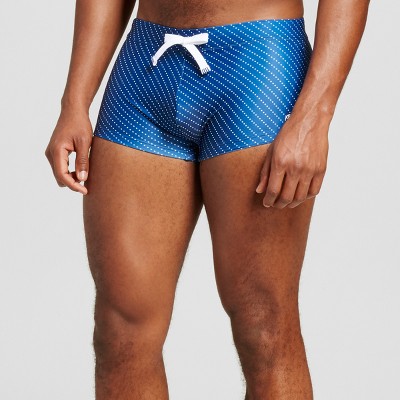 polka dot mens swim trunks