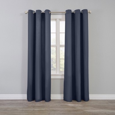 BrylaneHome BH Studio Microfiber Grommet Panel