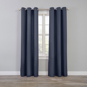 BrylaneHome BH Studio Microfiber Grommet Panel - 1 of 4