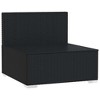 Patio Middle Sofa with Cushions vidaXL - 3 of 4