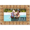 PosterPalooza | 8x5 Wide Bamboo Picture Frame, UV Acrylic, 4 Finishes - Brown, Black, Silver, and Natural - 2 of 4