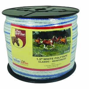 Field Guardian 1.5" White Polytape - Classic Reinforced - 1 of 1