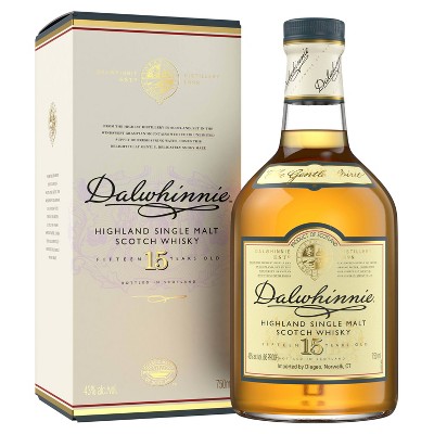 Dalwhinnie 15yr Single Malt Scotch Whisky - 750ml Bottle