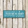Slickblue Sweet Goodnight Quote Sign, 3.5x10 Rustic Knotty Pine Wood Plaque, Wall or Shelf Decor - 2 of 3
