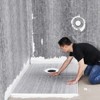 VEVOR Shower Curb Kit, 60"x38" Shower Pan Kit with 6.3" Offset Drain, Lightweight EPS Shower Installation Kits with 2 Waterproof Cloths, Grey - 2 of 4