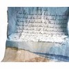 Manual Woodworks and Weavers Christian Throw Blanket Footprints in the Sand Poem Woven Tapestry for Sympathy & Comfort - 2 of 3