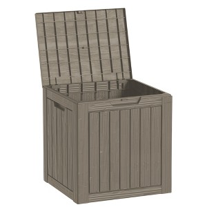Yardgrace 35/50/90/100 Gallon Deck Box Weather Resistant Storage and Seating Outdoor Deck Box - 1 of 4