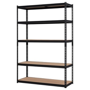 5 Tier Heavy Duty Storage Shelves, 30" x 12" x 60" / 48"x24"x72"/48'' x18'' x 72''/35" x 18" x 72" Adjustable Metal Shelving Unit - 1 of 4