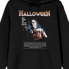 John Carpenter's Halloween The Night He Came Home Long Sleeve Men's Black Hooded Sweatshirt - 2 of 3