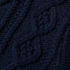 Stellou & Friends 100% Cotton Unisex Cable Knit Sweater for Babies and Children Ages 0-6 Years - Navy / 9-12 Months - image 3 of 3