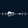 Men's Design By Humans Nature Guitar Heart Beat By Maryedenoa T-Shirt - 2 of 2