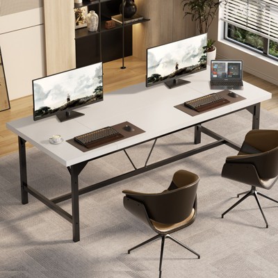 Aheaplus Modern Laptop Computer Table for Home Office Workstation
