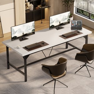 Aheaplus Modern Laptop Computer Table for Home Office Workstation - 1 of 4