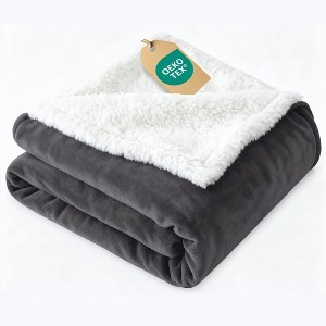Faux Shearling Blanket - CGK Unlimited - 1 of 4