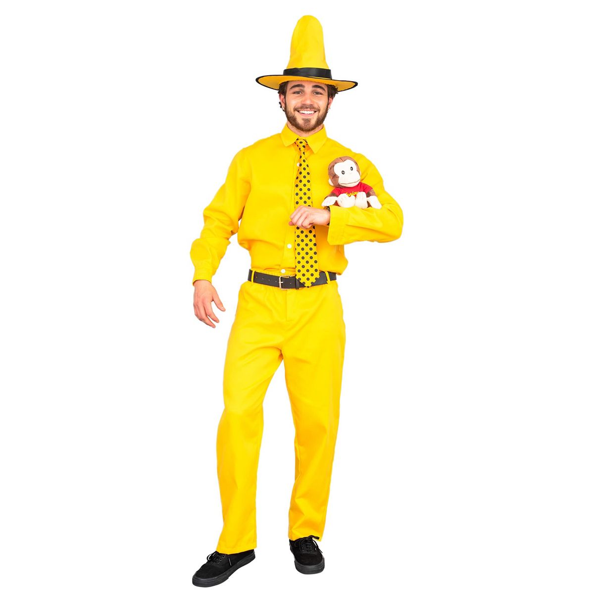 Costume Agent Man in The Yellow Hat Deluxe Costume Set