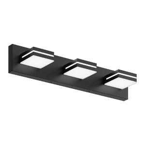 DAKAFUL Modern LED Bathroom Vanity Light, Dimmable Rotatable Acrylic Vanity Fixture Over Mirror,Wall Light for Bathroom/Bedroom - 1 of 4