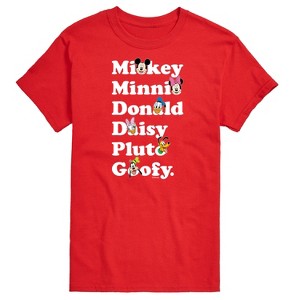 Men's - Disney - Character Logo Short Sleeve Graphic T-Shirt - 1 of 4