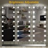 63" x 20" Light Bulb Floor Mirror with Aluminum Frame, 3 Color LED Lights, Standing Lighted Mirror - 2 of 4