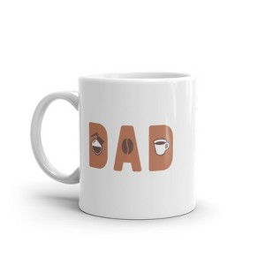 Crazy Dog T-Shirts Dad Coffee Mug Funny Cool Father's Day Coffee Bean Roast Novelty Cup-11oz - 1 of 4