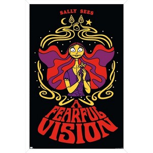 Trends International Disney Tim Burton's The Nightmare Before Christmas - Fearful Vision Framed Wall Poster Prints - 1 of 4