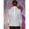 Lars Amadeus Men's Polka Dots Notch Lapel One Button Wedding Sports Coats - 3 of 4