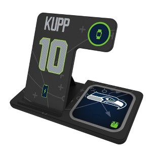 NFL Seattle Seahawks Players Game Tactic 15-Watt 3 in 1 Charging Station - 1 of 4