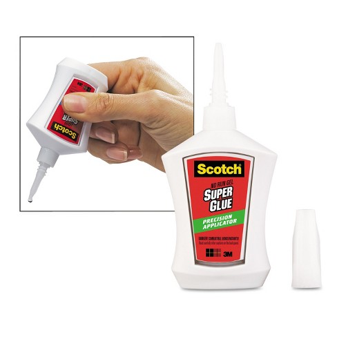 Scotch Super Glue Liquid Precision Applicator 0.14 Oz Ad124 : Target