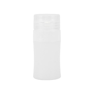Unique Bargains Portable Cylinder Silicone Pump Bottle Pink 1 Pc - 1 of 4