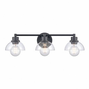 Elk Home Julian 3 - Light Vanity in  Matte Black - 1 of 4
