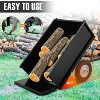 Heavy Duty Steel ATV UTV Trailer, Tow Behind Dump Cart with Removable Sides, Garden Yard Wagon for Tractor - 3 of 4