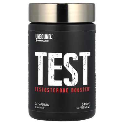 NutraBio Test, Testosterone Booster, 90 Capsules