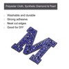 Unique Bargains DIY Clothes Repair Decorative Glitter Alphabet Rhinestone English Letter Iron-on Patches 1 Set - 3 of 4