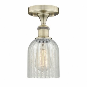 Caledonia - 1 Light Semi-Flush Mount In Industrial Style-9.75 Inches Tall and 5 Inches Wide - 1 of 1