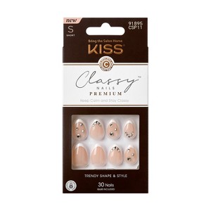 KISS Products Classy Fake Nails Premium - Prevailing - 33ct - 1 of 4