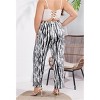 Plus Size High Waist Pants Zebra Print Straight Leg Pants Random Print Pants Summer Lounge Pants - 2 of 4