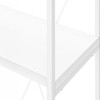 SEVOBAL Decorative Bookshelf Tall Bookshelf Modern Four Tier Bookcase with Sleek Shelving for Living Room, White, 23.75"*12"*48" - 4 of 4