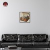 Notoriart Vintage Record Player Bar Cart Art For Men Framed - 2 of 4