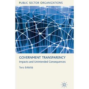 Government Transparency - (Public Sector Organizations) by  T Erkkilä (Hardcover) - 1 of 1