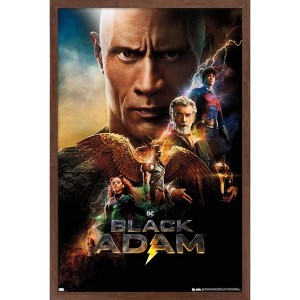 Trends International DC Comics Movie Black Adam - Group One Sheet Framed Wall Poster Prints - 1 of 4