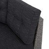 Christopher Knight Home Navagio Outdoor Wicker 4 Seater Half Round Sofa Set with Fire Pit - 4 of 4