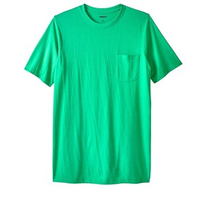 KingSize Shrink-Less Lightweight Longer-Length Crewneck Pocket T-Shirt - 1 of 4