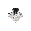 Elegant Lighting Toureg 12 inch black flush mount - 3 of 4