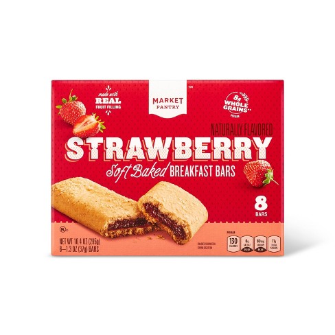 Strawberry Cereal Bars - 8ct - Market Pantry™ - image 1 of 3