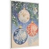 Amanti Art 23"x33" Christmas Ornaments II by Melloi Framed Canvas Wall Art - 2 of 4